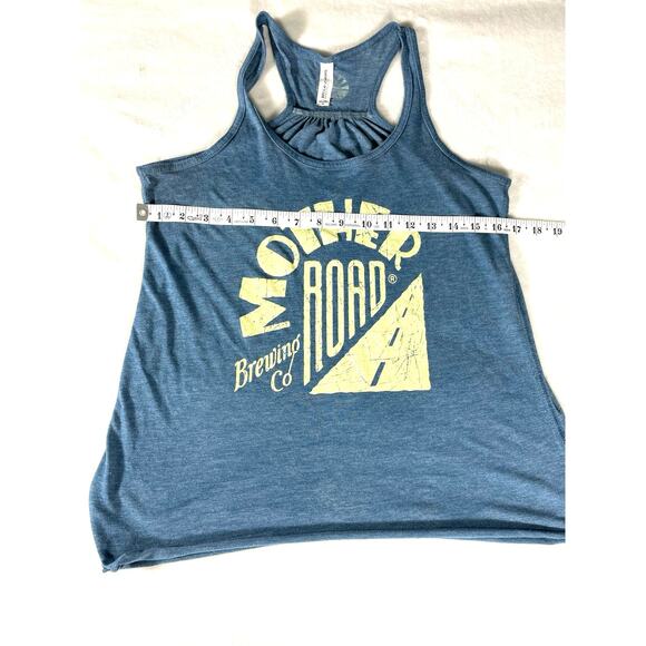 Mother Road Brewing Co Tank Top Bella+Canvas M Blue - Picture 3 of 6